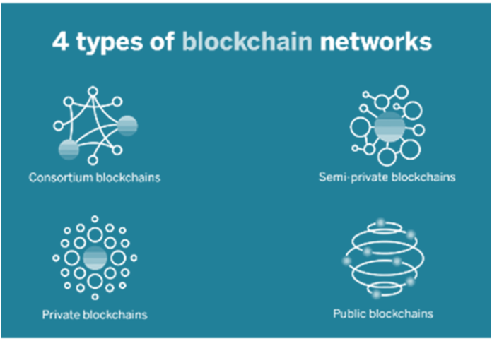 4 types of blockchain networks